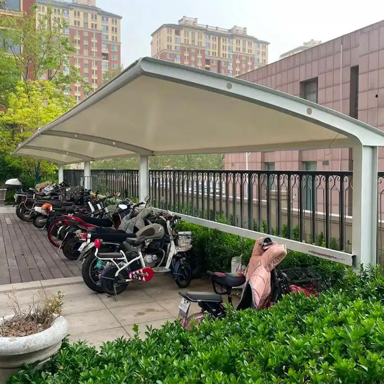 睢宁县膜结构电动车棚